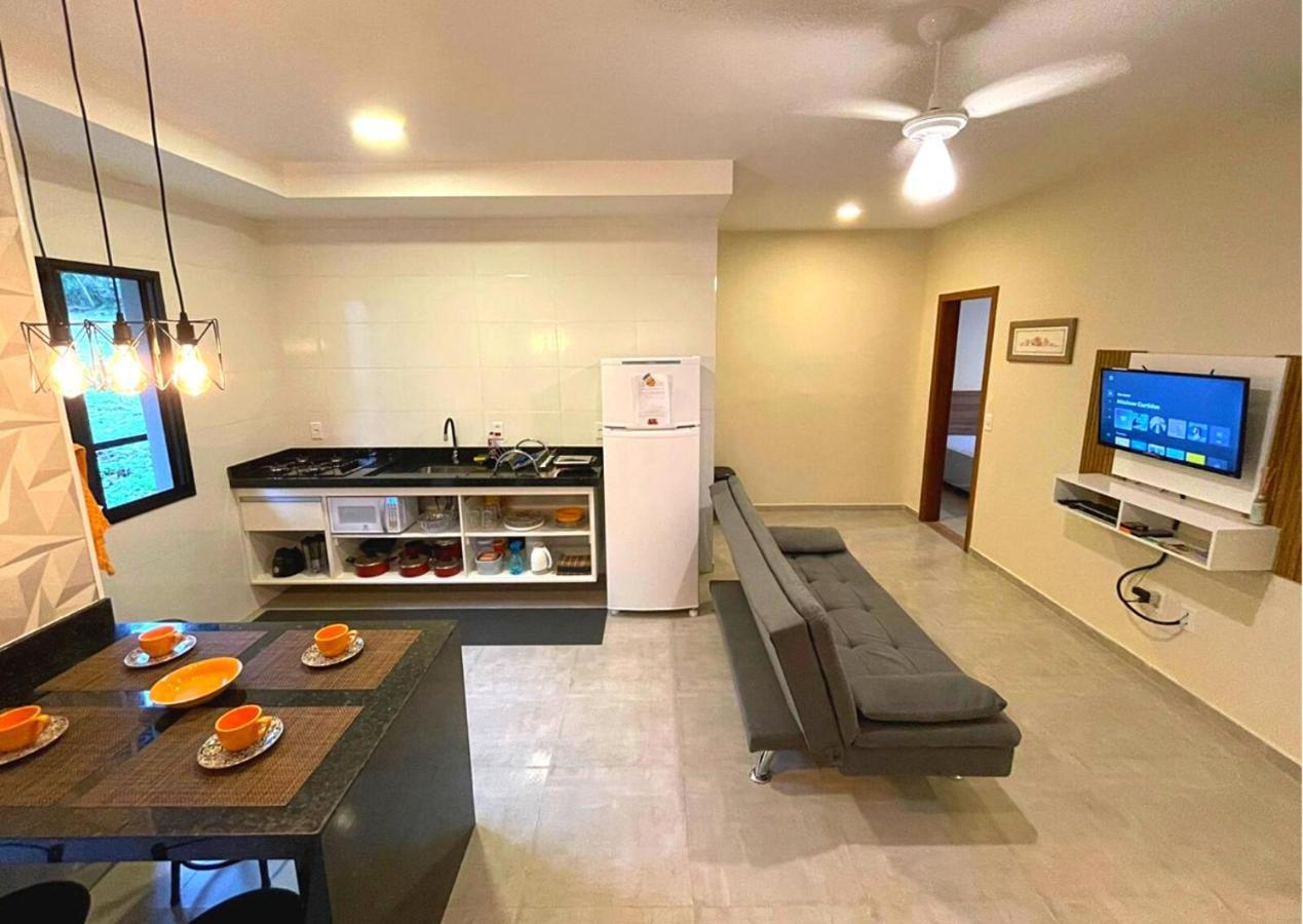 Refugio Praia Lagoinha Ubatuba-Sp Condominio Samola Apto 05 Eksteriør billede
