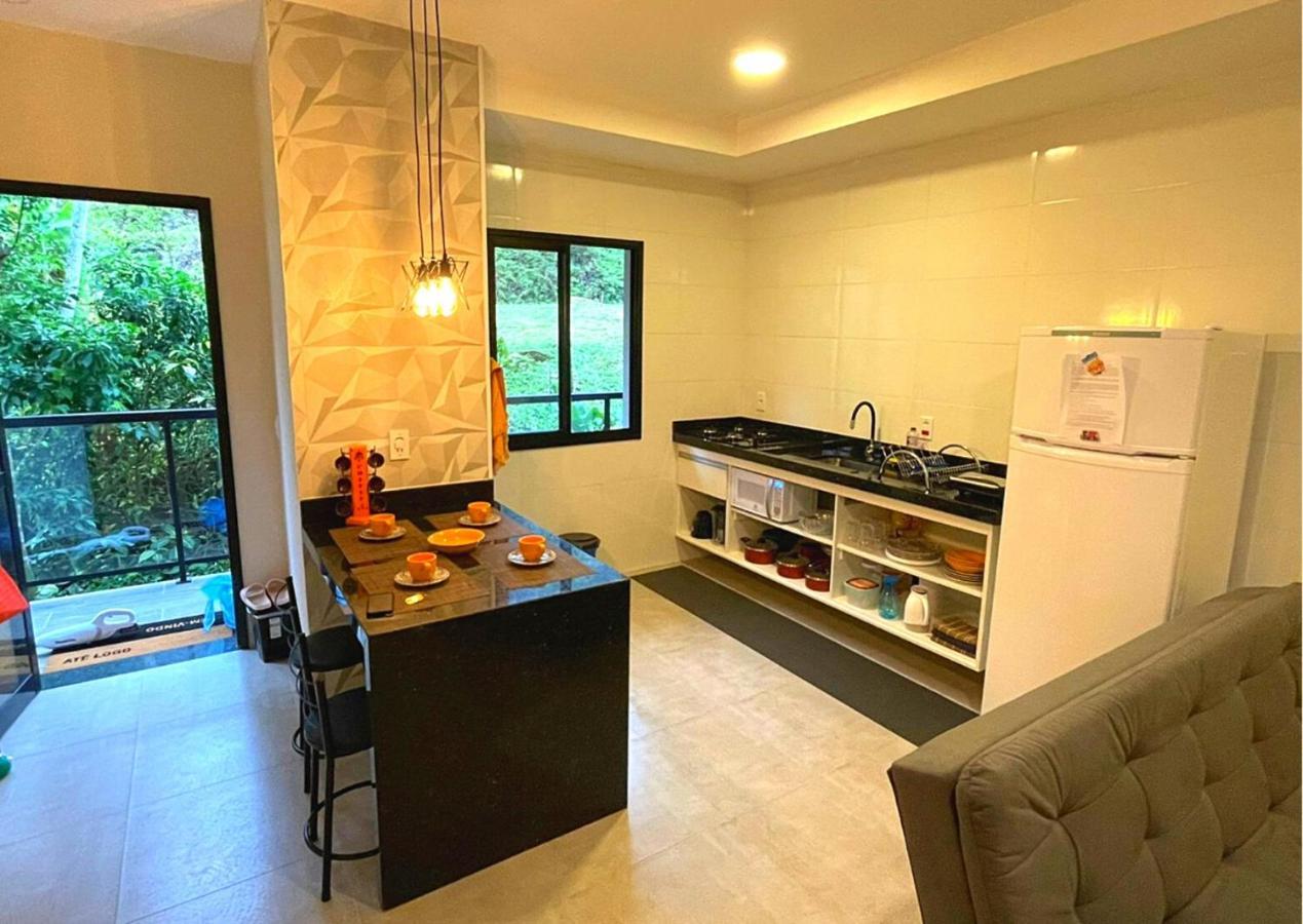 Refugio Praia Lagoinha Ubatuba-Sp Condominio Samola Apto 05 Eksteriør billede